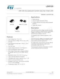 LDK120PU25R Datasheet Cover