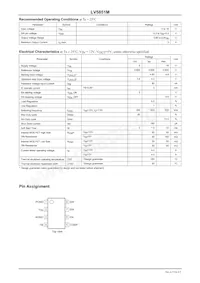 LV5851M-TLM-H Datasheet Page 2