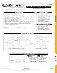 LX1882-33CDU Datasheet Cover