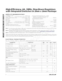 MAX15051EWE+T Datasheet Page 2