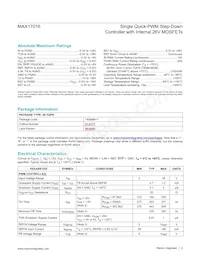 MAX17016ETL+T Datasheet Page 2