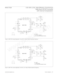 MAX17504SATP+ Datasheet Page 23