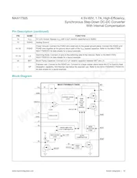 MAX17505SATP+T Datasheet Page 16