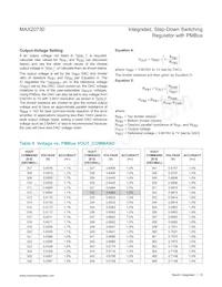 MAX20730EPL+ Datasheet Pagina 19