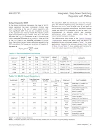 MAX20730EPL+數據表 頁面 23