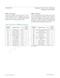 MAX20734EPL+ Datasheet Page 17