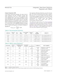 MAX20734EPL+ Datasheet Page 23