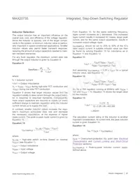 MAX20735EPL+T Datasheet Page 20