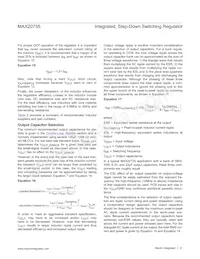 MAX20735EPL+T Datasheet Page 21