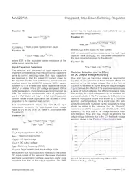 MAX20735EPL+T Datasheet Page 22