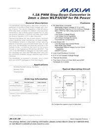 MAX8836ZEWEEE+ Datasheet Cover