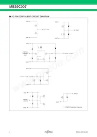 MB39C007WQN-G-JN-ERE1 Datasheet Page 4