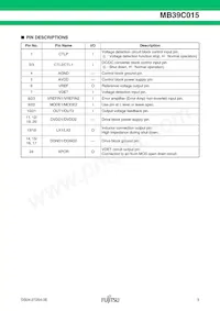 MB39C015WQN-G-JN-ERE1 Datasheet Page 3