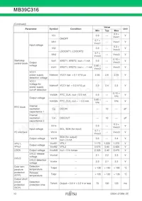 MB39C316PW-G-ERE1 Datenblatt Seite 11