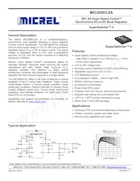 MIC26903-ZAYJL-TR Datenblatt Cover