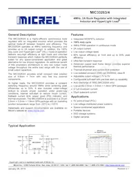 MIC33264YGK-TR Datenblatt Cover