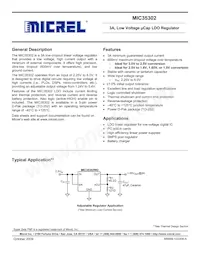 MIC35302WD-TR Datasheet Cover