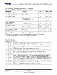 MP2101DQ-LF-P Datasheet Pagina 3
