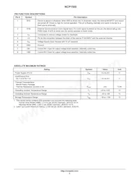 NCP1500DMR2G Datasheet Page 2