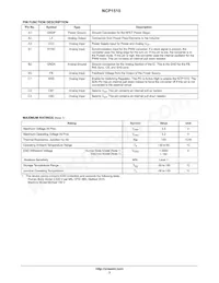 NCP1510FCT1G Datasheet Pagina 3