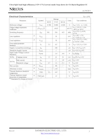 NR131S Datasheet Pagina 3