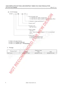 S-1121B55MC-N3OTFG Datasheet Page 4