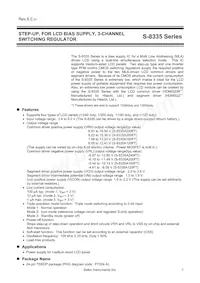 S-8335A240FT-TB-G Datasheet Copertura