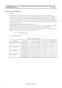 S-8551AA-M5T1G Datasheet Page 12