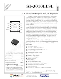 SI-3010LLSL-TL數據表 封面