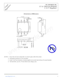 SI-3010LLSL-TL Datasheet Page 7