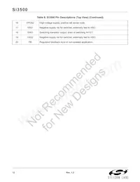 SI3500-A-GMR Datasheet Page 12