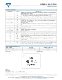 SIC401BCD-T1-GE3 Datasheet Page 3