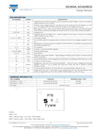 SIC403ACD-T1-GE3 Datasheet Page 3