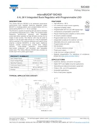 SIC403CD-T1-GE3 Datasheet Cover