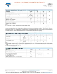 SIC413CB-T1-E3 Datasheet Page 3