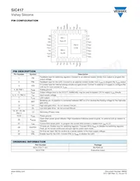 SIC417CD-T1-E3 Datasheet Pagina 2