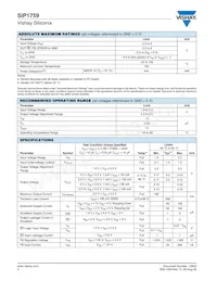 SIP1759DH-T1-E3 Datenblatt Seite 2