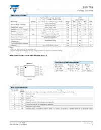 SIP1759DH-T1-E3 Datenblatt Seite 3