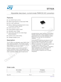 ST750ACDTR Datasheet Cover
