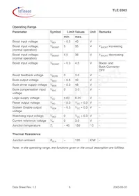 TLE6363G Datasheet Page 6