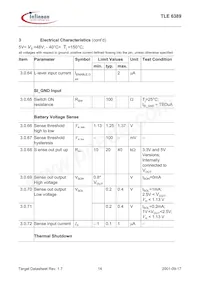 TLE6389G501NTMA1 Datenblatt Seite 14