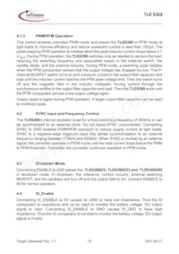 TLE6389G501NTMA1 Datenblatt Seite 19