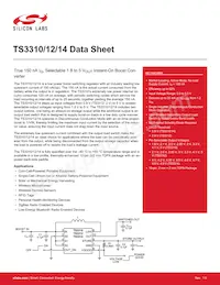 TS3314ITD1022T Datenblatt Cover