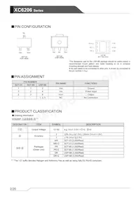 XC6206P502PR-G Datasheet Pagina 2