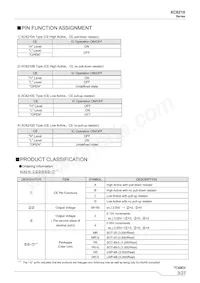 XC6210D502PR-G Datasheet Pagina 3