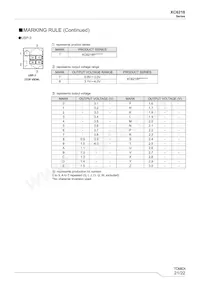 XC6218P402NR-G數據表 頁面 21
