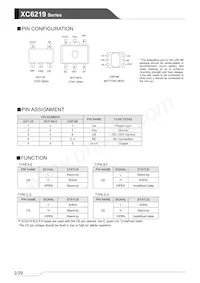XC6219B182MR-G Datasheet Page 2