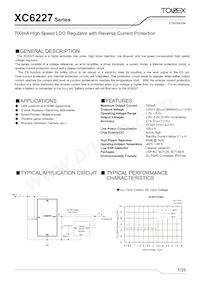 XC6227C49BPR-G Datasheet Cover