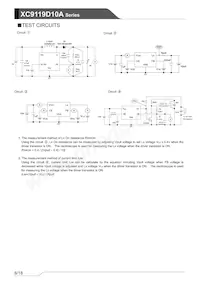 XC9119D10AER-G Datasheet Pagina 8