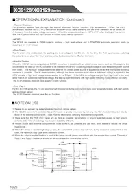 XC9129D45CDR-G Datasheet Page 10